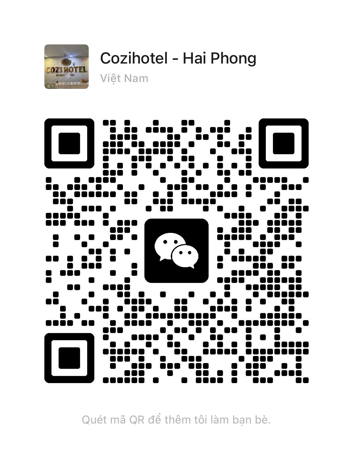 Wechat Cozi9Hotel https://cozihotel.com/wechat