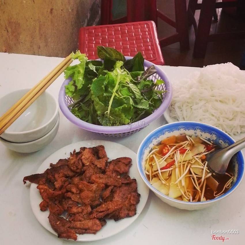 quán bún chả ngon tại hải phòng